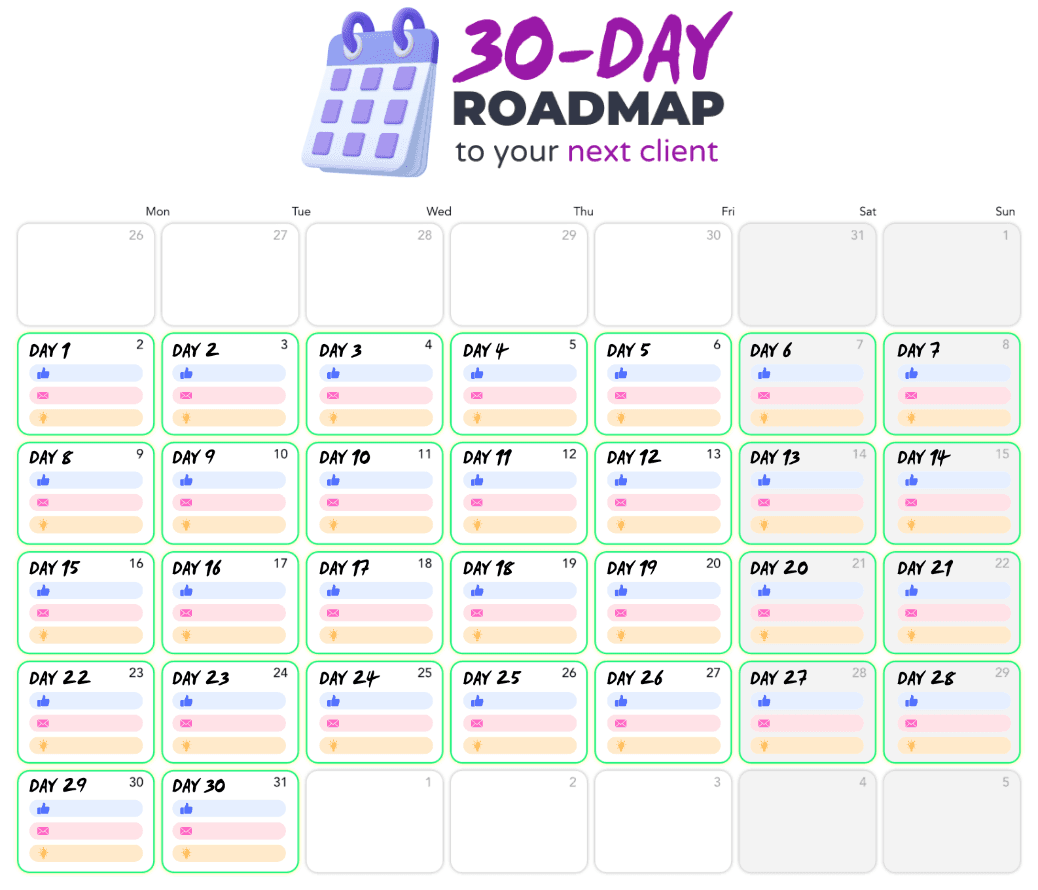 30-Day Roadmap to Your Next Client